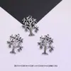 Varios colgantes antiguos de aleación de plata con forma de hoja hueca, accesorios para pulseras y collares hechos a mano para DIY, materiales y componentes para joyería