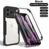 Funda Protectora Qicai 360 Todo Incluido para Apple iPhone 18 y Google Pixel 10A con Funda y Película Integradas