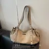 Bolso Tote Simple Estilo Coreano para Viaje Diario para Mujeres 2025 Invierno Nuevo Textura de Alta Calidad Estilo Extranjero Casual Bolso de Hombro Axila