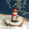 Decoración Navideña Popular Transfronteriza Resina Retro Hombre Viejo Muñeco de Nieve Adornos para Paisajismo de Ventanas Decoraciones de Escritorio para el Hogar