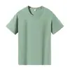 Camiseta Branca de Manga Curta para Mulheres, Corte Solto, Novo Estilo Verão 2025, Camiseta Básica Lisa, Top Manga Meia-Manga Feminino