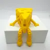 Decoraciones Navideñas y de Halloween Fantasma para Fiestas Impresas en 3D Transfronterizas con Articulaciones de Pierna Móviles, Modelo de Mini Escena