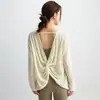 Traje de Yoga Espalda Descubierta Conjunto para Mujer Cubierta Deportiva 2026 Nuevo Otoño Pilates Impresionante Ropa de Entrenamiento Fitness Pantalones de Tiburón