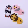 Parches Populares Transfronterizos para Ropa Accesorios DIY Hechos a Mano Coloridos Parche de Tela Bordado de Dibujos Animados de Animales de Poliéster
