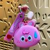 Monedero de silicona con dibujos animados para niños, llavero, miniauriculares, bolsa de almacenamiento, regalo