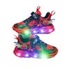 Zapatos Infantiles de Spider-Man, Zapatos con Luces para Niños, Nuevo Modelo Primavera y Otoño 2024, Zapatos Deportivos para Niños, Zapatos Luminosos de Malla de Doble Capa