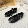 Zapatos de Princesa con Lazo para Niñas Suela Suave Zapatos de Cuero para Niños 2026 Primavera/Otoño Nuevos Zapatos Individuales Franceses para Niña Pequeña Zapatos de Actuación