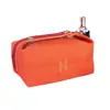 Bolsa de almoço marca H, nécessaire de viagem, bolsa de lona, bolsa portátil de armazenamento de cosméticos para mulheres, atacado