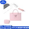 Bolsa para Computadora de Cuero RPET Regalos Corporativos Cubierta Interior de RPET Fábrica Bolsa de Almacenamiento para Computadora de PU Personalizada Fábrica
