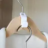 Ganchos de Conexão para Cabides para Economia de Espaço no Guarda-Roupa, Ganchos de Roupa Empilháveis para Uso Doméstico, Cabides Empilháveis