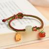 Hetian Jade Leão Despertar Pulseira DIY Pulseira de Corda de Mão para Todas as Coisas para Todos para Enviar Namorada Pequenas Jóias Frescas Feitas à Mão