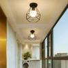 Luminária de teto nórdica corredor hall simples lâmpada lâmpada de varanda cristal moderno luz para casa lâmpada de luxo iluminação