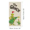 Amazon Transfronterizo Cubierta de Puerta Navideña Merrychristmas Elementos de Grinch Bandera Colgante Cortina de Puerta