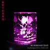 Cristal tallado USB luminoso giratorio Rosa de Cristal regalo especial de cumpleaños/regalo de San Valentín
