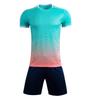 Ropa de fútbol de manga corta para adultos y niños, ropa deportiva de competición al por mayor de velocidad, nueva ropa de fútbol estampada, traje deportivo para estudiantes