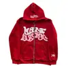 Sudadera con capucha con cremallera, estampado digital, moda Y2K Gótico Punk Hip-Hop, conector europeo y americano transfronterizo 2025