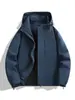 Chamarra cortavientos de otoño Enbu para hombre, estilo pareja para exteriores, marca de moda, disponible en varios colores, chamarra con capucha unisex