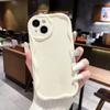 Nova Capa Cor Creme Adequada para Capa de Celular 17Promax, Estilo Europeu e Americano, à Prova de Choque para Apple 15, 14 Estilo Japonês e Coreano, 13Pro/16 Cor Sólida