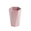 Set de Vasos para Cepillo de Dientes y Enjuague Bucal Rombo de Paja de Trigo para Hogar Pareja Taza Creativa Simple Escandinava