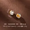 Plata 925 Chapado en Oro Oro Blanco Buda Sin Fase Nube Hueca Cuenta Pulsera DIY Hecha a Mano Pulsera de Hilo de Cuentas Accesorios de Joyería de Plata