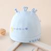 Gorro de Bebé para Primavera y Otoño de Doble Capa de Algodón Puro para Recién Nacido sin Costuras Estilo Nacional de Moda Gorro para Bebé Recién Nacido
