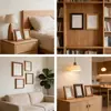 Fabricante Tablero de Densidad MDF Hecho a Medida Cubierto con Líneas Decorativas, Líneas Decorativas para Tocador, Soporte para Exhibición de Obras de Arte, Tiras de Marco para Colgar en la Pared
