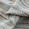Nuevas Cortinas de Habitación Infantil Fair Isle Dopamine con Rayas, Estilo Francés para Dormitorio de Niños y Niñas, Estilo Vintage con Diseños Tejidos