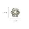 Adecuado para Zuecos Cs Accesorios Desmontables DIY Zapatos Alice Flor Brillo Diamante Accesorios de Hebilla de Zapato de Gama Alta Venta al por Mayor