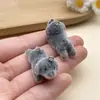 Fofo Desenho Animado Criativo Resina Flocked Cachorrinho Unicórnio Alpaca Pingente Pingente DIY Corrente de Celular Acessórios Material