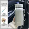 Taza Termo Simple de Acero Inoxidable 316 para Estudiantes, Diámetro Grande, Gran Capacidad, Adecuada para Hombres y Mujeres, para Preparar Té, Termo para Coche