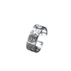Anillo de plata de ley s925 vintage tallado suerte grande Ji zachilam simple elegante moda todo-partido dios de la riqueza anillo