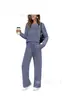 Comercio Exterior Europeo y Americano Ropa Femenina Transfronteriza, Artículos Más Vendidos en Amazon, Conjunto Casual de Dos Piezas con Sudadera Plisada y Pantalones de Pierna Ancha para Primavera y Otoño