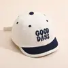 Boné de Baseball para Bebê Primavera e Verão com Letras Bordadas Goodday, Chapéu com Proteção Solar para Meninos de 1-3 Anos, Boné de Baseball Infantil, Transfronteiriço