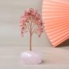 Árbol de la fortuna con alambre de cobre, grava y base de cristal en polvo natural, para decoración del hogar, venta al por mayor