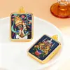 Thangka Pintado con Imágenes Personalizables de Tara Verde, Manjushri, Riqueza Amarilla, Zaki Lhamo, Joyería de Estilo Étnico, Colgantes Thangka para Hombres y Mujeres