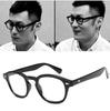 Kedun 2018 Gafas Estilo Shawn Yue Retro Marco Redondo Versión Coreana Marco Pequeño Redondo de Gafas Compatible con Lentes de Prescripción