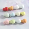 Pulsera de Cuentas de Cerámica Jingdezhen Accesorios DIY Cuentas Sueltas con Forma de Caramelo Pulsera Hecha a Mano Collares Accesorios para Enhebrar Materiales