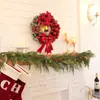 Decoração de guirlanda de Natal pacote transfronteiriço pendente de porta de Natal bola de frutas de azevinho pingente de porta de guirlanda de Natal