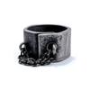 Anillos Vintage para Hombre Transfronterizos en Stock Joyería Moderna Personalizada Estilo Punk con Cadena