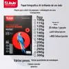 Papel Fotográfico Jojo Papel Fotográfico de Alto Brilho A4 100G-300G Papel Fotográfico Jato de Tinta Lado Único Papel Fotográfico para Impressão Papel Fotográfico para Menu