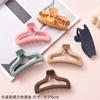 Pinza para el pelo de tamaño grande pinza para el pelo de moda para mujer multtamaño pintura de goma transparente pinza para el pelo de estante grande venta al por mayor