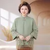 Nuevo y elegante conjunto de otoño para madres, conjunto de dos piezas, corte ajustado, talla grande, de punto, conjunto versátil de dos piezas para mujeres de mediana edad
