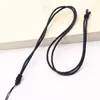 Cuerda de cordón con colgante de hebilla de malla de 2 mm jade con cuerda de cordón de colgante de jade bolsa de cristal cuerda de collar cuerda de cordón para colgante de joyería DIY