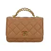 Bolso Acolchado Transfronterizo 2026 Nuevo Estilo Cadena de Moda Inspirado en Chanel Bolso de Hombro Caviar Bolso Cruzado Bolso de Mujer