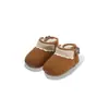 Inverno Bebê Neve Algodão Bebê Menino Sapatos de Algodão 6-12 Meses Solado Macio Forro de Lã Espessados Botas de Neve Bebê Meninas Inverno