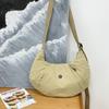 2025 Nueva Bolsa Cruzada Casual Ligera para Niños Diseño Nicho Casual Moda Bolso de Hombro Color Sólido Bolsa Dumpling