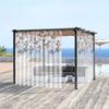 1 pieza nueva mosquitera con patrón de flores impresión digital 3D directo de fábrica decoración dormitorio sala de estar mosquitera con barra para colgar