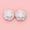 Botón de Cintura Ajustable Flor de Camelia para Jeans, una Herramienta Mágica para Ajustar el Tamaño de la Cintura de Grande a Pequeño, Botón de Cintura Desmontable sin Costura para Vestidos y Pantalones