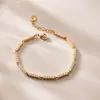 Wanshing Europeu e Americano Ouro 18K Aço Inoxidável Zircônia Múltiplos Estilos Conjunto de Pulseira e Anel para Mulheres Estilo Clássico Atacado Transfronteiriço
