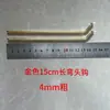 Ganchos para Exhibidor de Tablero Perforado para Colgar Joyería, Calcetines y Aretes, Ganchos para Tienda de Joyería Dorados y Plateados, Resistentes a la Corrosión